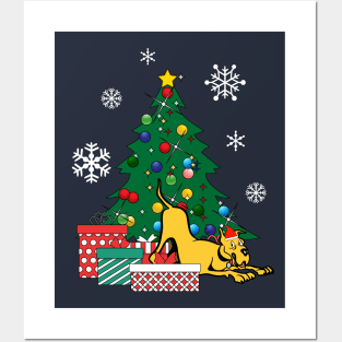 Marmaduke Around The Christmas Tree Posters and Art